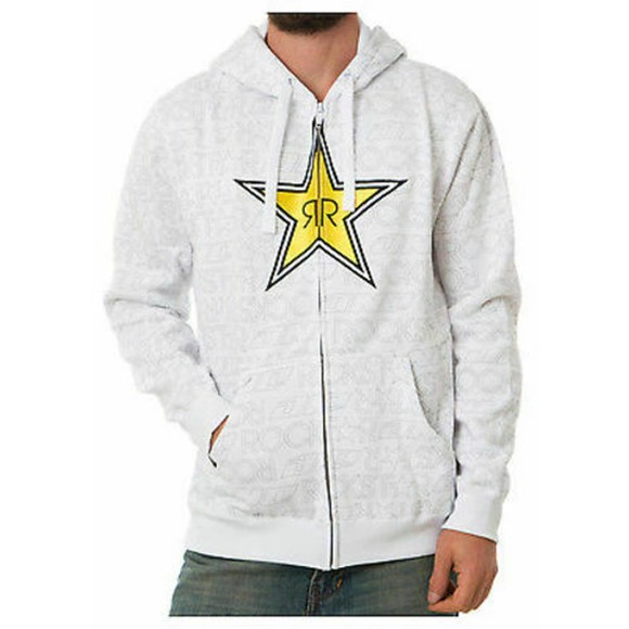 One Industries Kids' Boys' Youth Rockstar Writing on the Wall Hoodie Sweatshirt - Picture 2 of 7